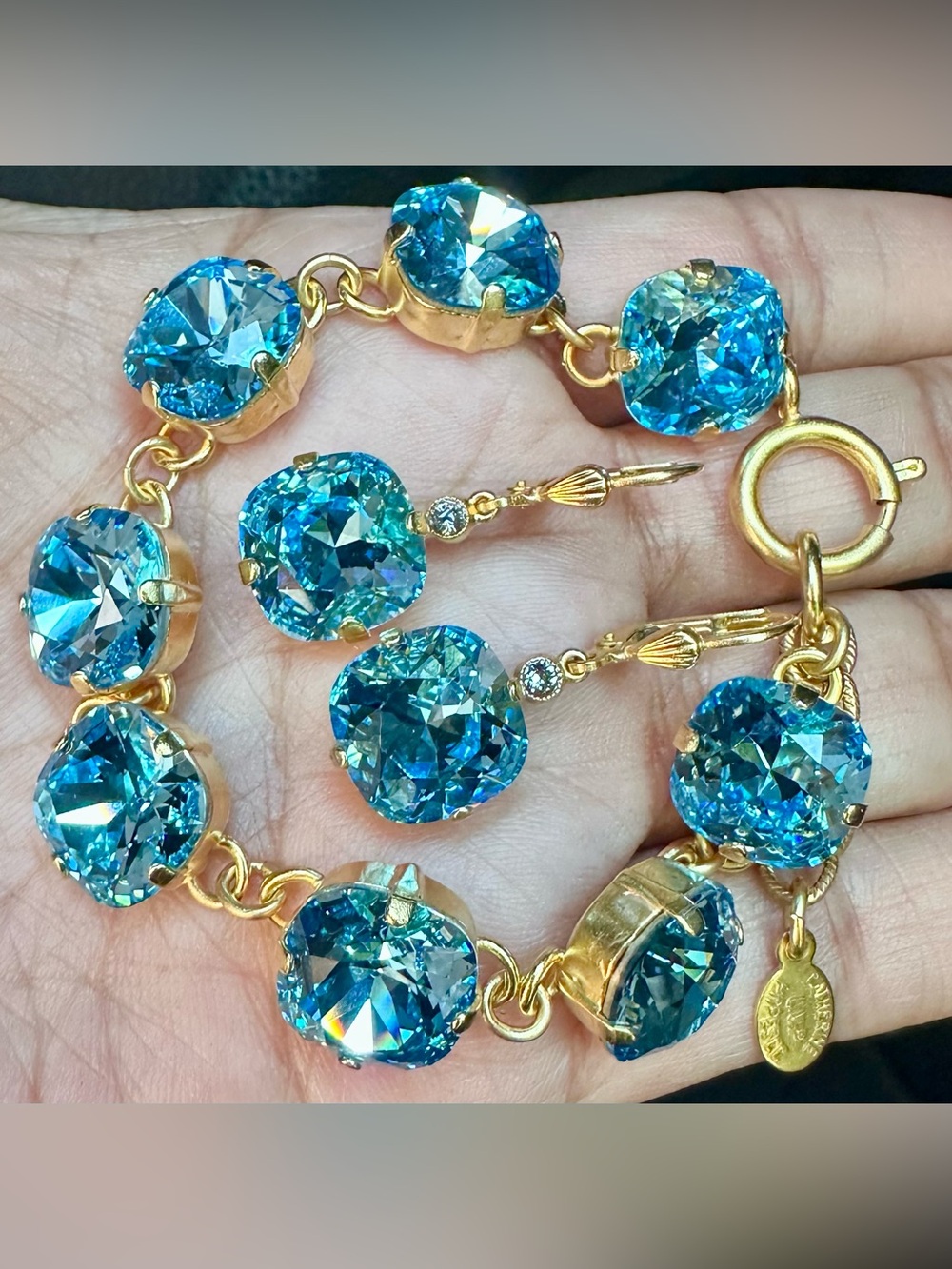 Brand New Catherine Popesco Bracelet & Earrings